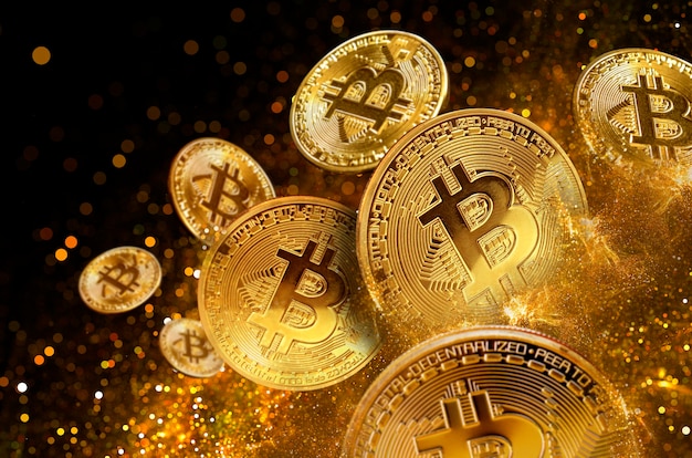 concept de minage de bitcoins