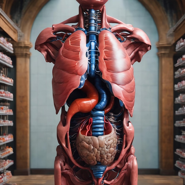 Photo les organes de beauté féminine pour la théorie médicale et l'éducation photo