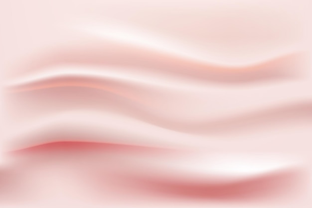 3d abstract pink wavy curtain scene background