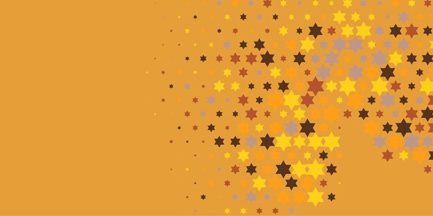 Vector colorful stars abstract illustration background beautiful banner with copy space