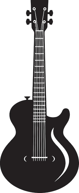 Вектор chordal chronicles гитарная икона векторный символ ритмическая ревери гитарный логотип векторное искусство