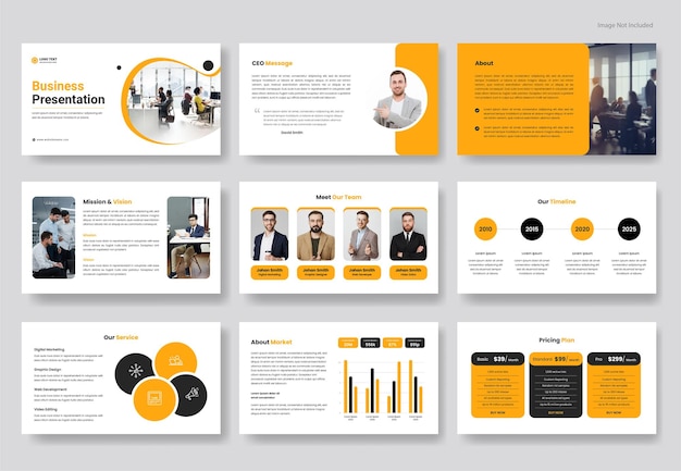 Использование дизайна шаблонов для креативных бизнес-презентаций PowerPoint для современной инфографической презентации
