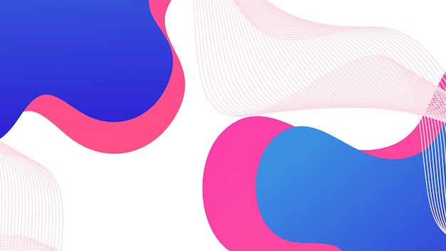 Вектор Абстрактный красочный геометрический фон дизайн фона жидкого цвета