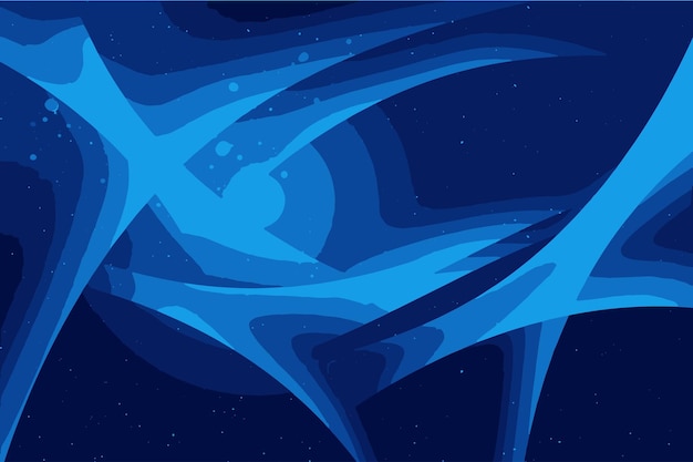 Vector abstract blue wallpaper design and background art free vector