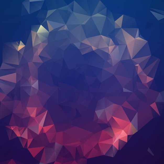Vector dark purple polygonal illustration, which consist of triangles. geometric background in origami style with gradient. triangular design for your business.