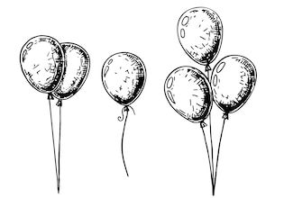 Balloon drawings