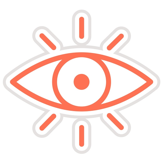 Вектор Иллюстрация дизайна векторной иконы глаз