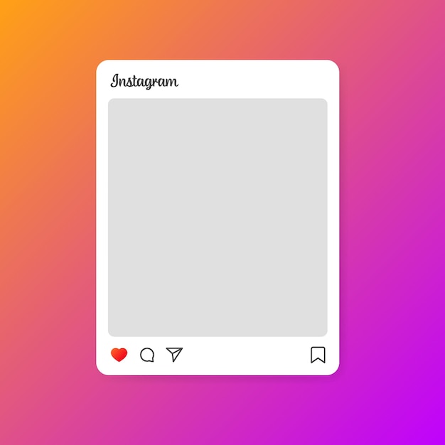 Vector instagram post layout sociale media instagram blanco post mockup editorial instagram post met zoals social media design vector illustratie