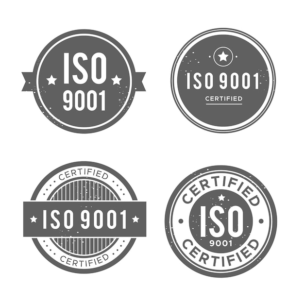 Коллекция штампов сертификации ISO