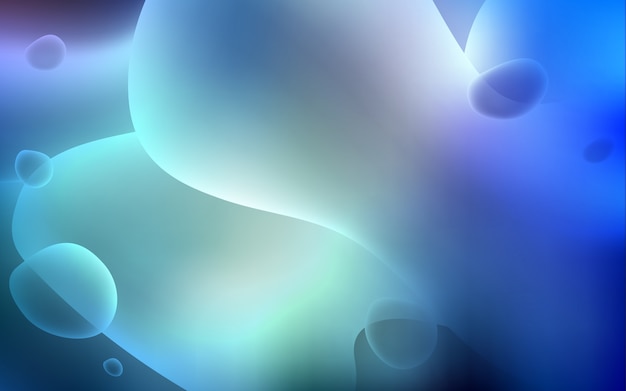 Вектор Светло-синий шаблон с изогнутыми лентами