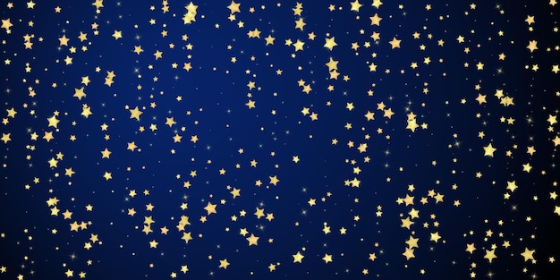 Волшебные звезды векторное наложение Золотые звезды разбросаны