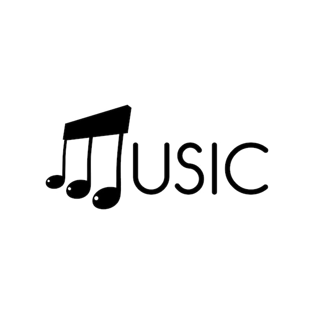 Концепция логотипа логотипа оркестра