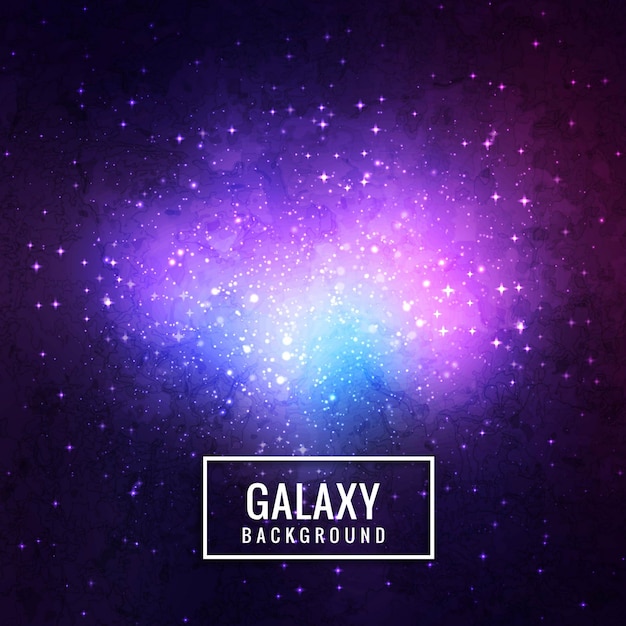 Vector purple galaxy background