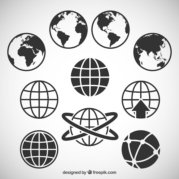 Карта мира иконки