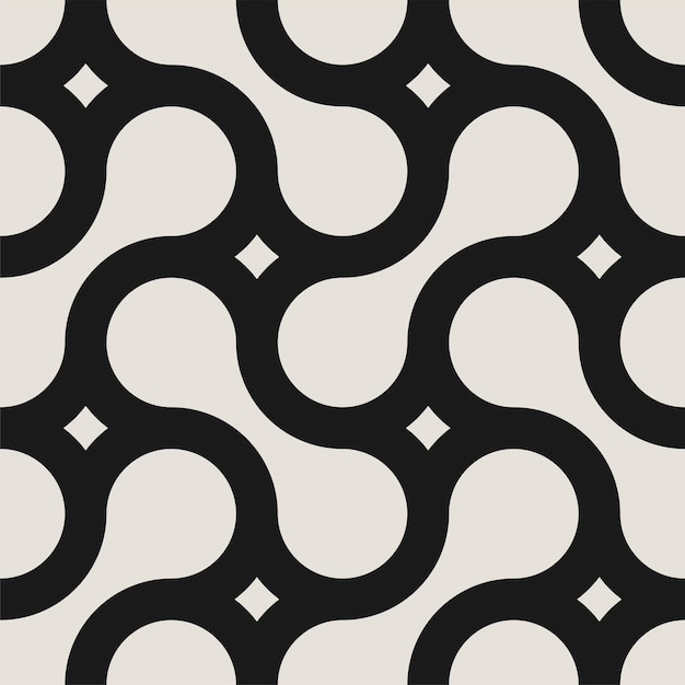 Vector vector seamless geometric pattern stylish texture with shapes simple graphic design background