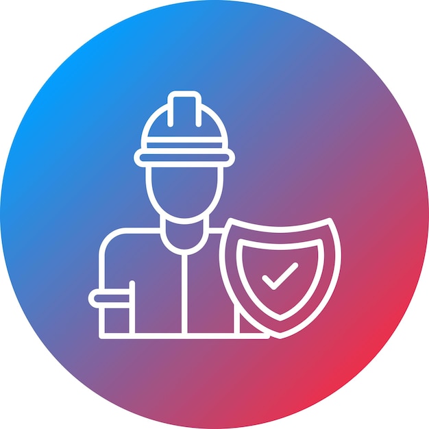 Plik wektorowy obraz wektorowy ikony bezpieczeństwa może być używany dla fabryki
