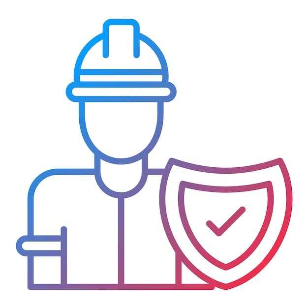 Plik wektorowy obraz wektorowy ikony bezpieczeństwa może być używany dla fabryki
