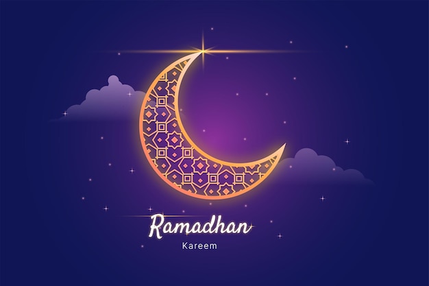 Plik wektorowy księżycowy ramadan