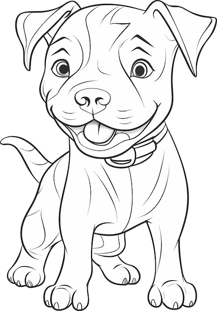 Plik wektorowy rysunek psa dla dzieci