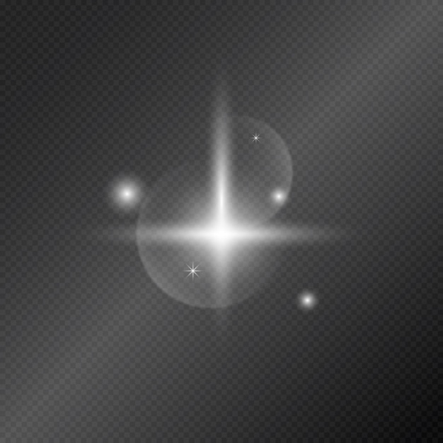 Plik wektorowy realistyczne oświetlenie wiązka światła blask blask na ciemnym tle vector