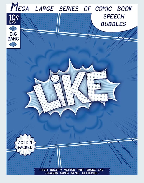 Plik wektorowy series comics speech bubble