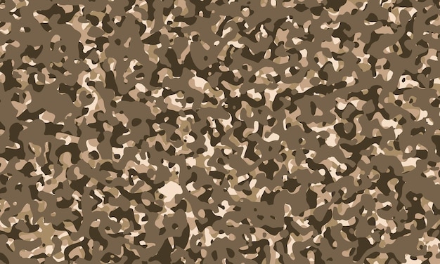 Tekstura wojskowy kamuflaż armia brązowy brudny polowanie Kamuflaż wojskowy tekstura tło żołnierz Ilustracja wektorowa