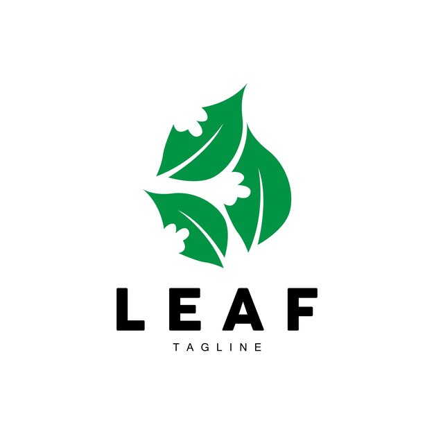 Plik wektorowy zielony liść logo ekologia naturalna roślina wektor natura projekt ilustracja szablon ikona