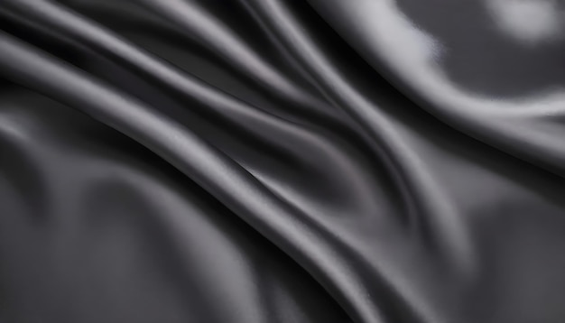 Kolorowa tkanina, błyszczące czarne jedwabne tło