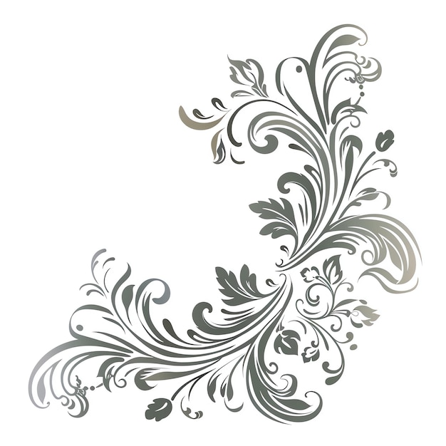 Zdjęcie rysunek kwiatowego wzoru z wzorem, który mówi vel na nim