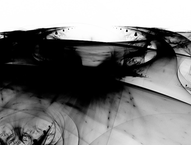 Zdjęcie wyimaginowany fraktalny abstrakcyjny obraz tła