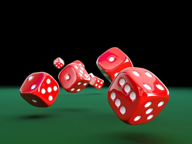 Photo 3d classic dice