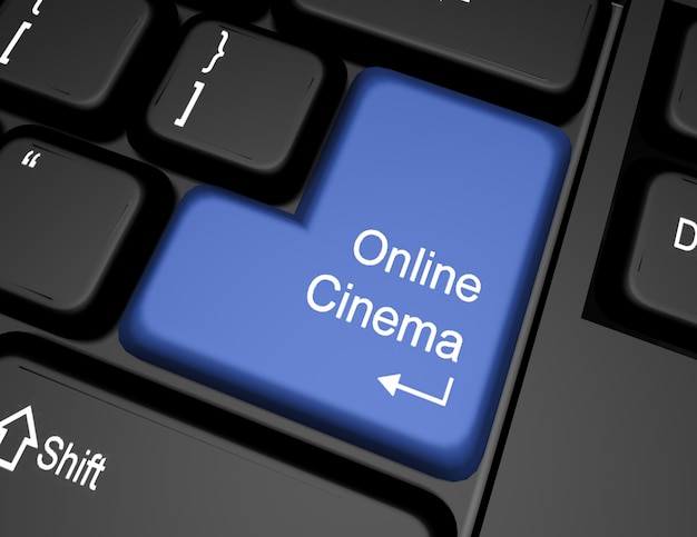 Фото 3d-клавиатура с кнопкой онлайн-кинотеатра