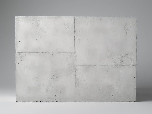 Photo texture showcases white lightweight concrete blocks a wall raw material