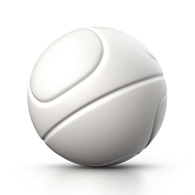 Foto palla pallavolo isolato su sfondo bianco