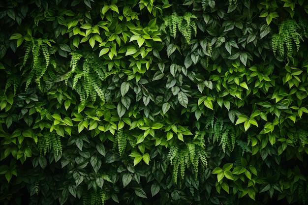Фото Стена зеленых растений зелени фон листья стены листья фон плющ растения зелени плющ огорожа