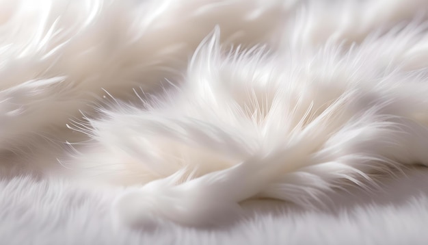 Фото Белая пушистая шерстяная ткань шерстяной текстуры