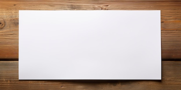 写真 木製の表面の黒い白い紙の背景装飾シーンモックアップ