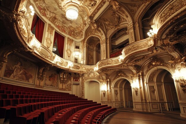 写真 クラシックスタイルの豪華なオペラハウス aiが生成した