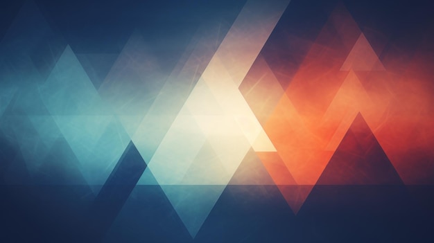 Photo abstract background with triangles and space for your text vector illustration generative ai
