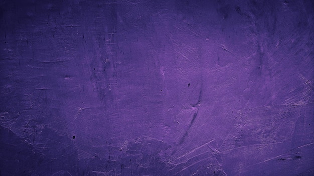 Photo abstract dark grunge purple wall texture background