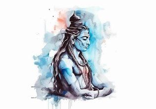 Lord Shiva drawings