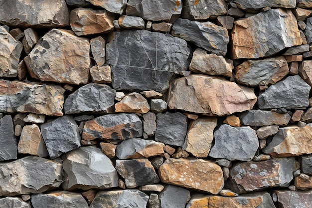 Photo background of stone wall texture close up of stone wall texture
