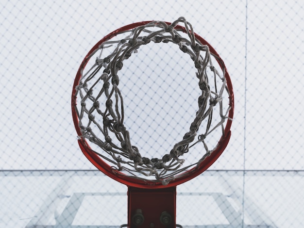 Фото Баскетбольное кольцо и сетка