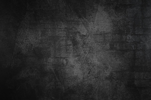 Photo black wall texture rough background dark . concrete floor or old grunge background with black