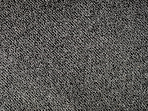 Фото Черная шерстяная ткань текстуры фона