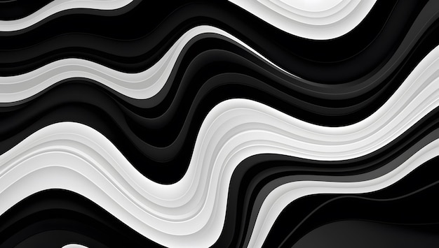 Фото Черно-белые полосы узор зебра бесшовный узор абстрактный узор полосы чёрно-белый патте