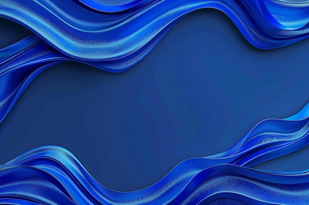 Фото Шаблон каркаса с синей кривой для деловых флаеров