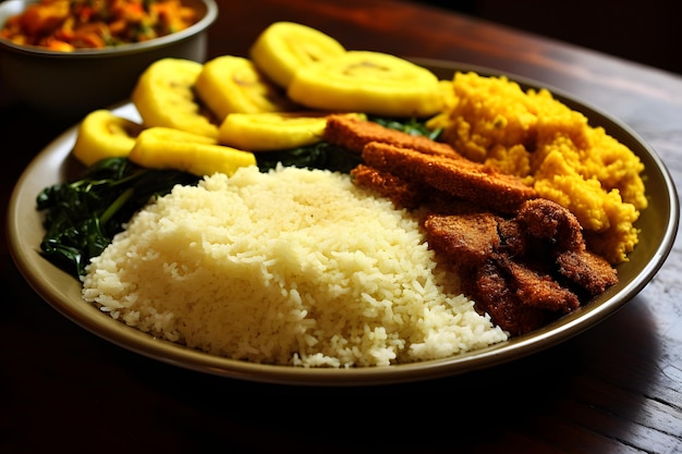бразильская еда куцкуз и кус-кус с маниокой фарофа