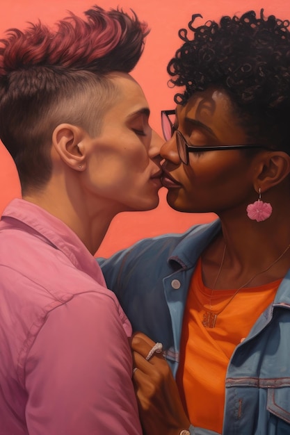 Celebrating the Freedom and Unconditional Love within LGBTQ Relationships Portraits that Embrace