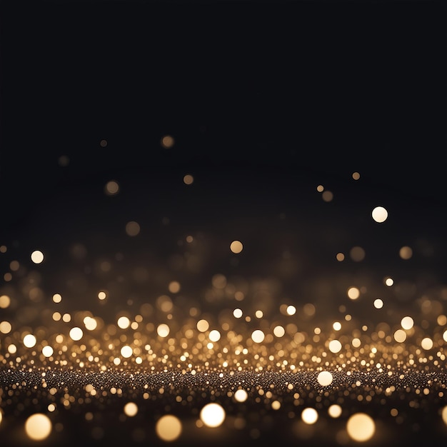 Фото Рождественский праздничный фон с золотыми огнями рождественские праздничные фоны с золотыми освещениями